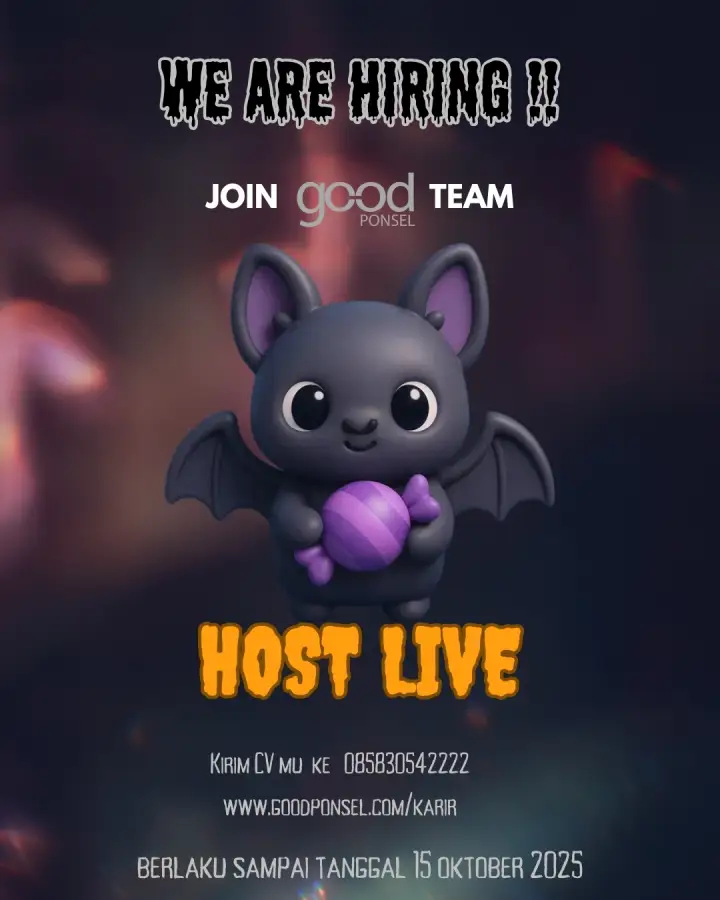 Lowongan Pekerjaan Host Live - Good Ponsel 0