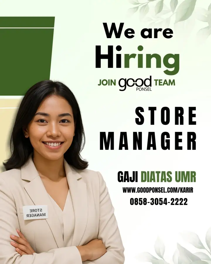 Lowongan Pekerjaan Store Manager - Good Ponsel 0