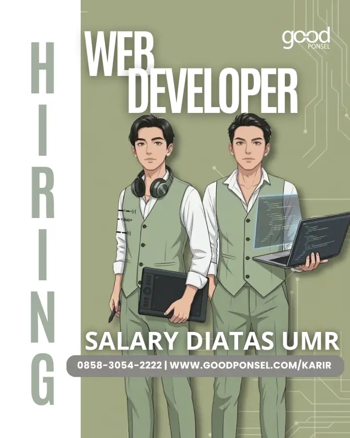 Lowongan Pekerjaan WEB DEVELOPER - Good Ponsel 0