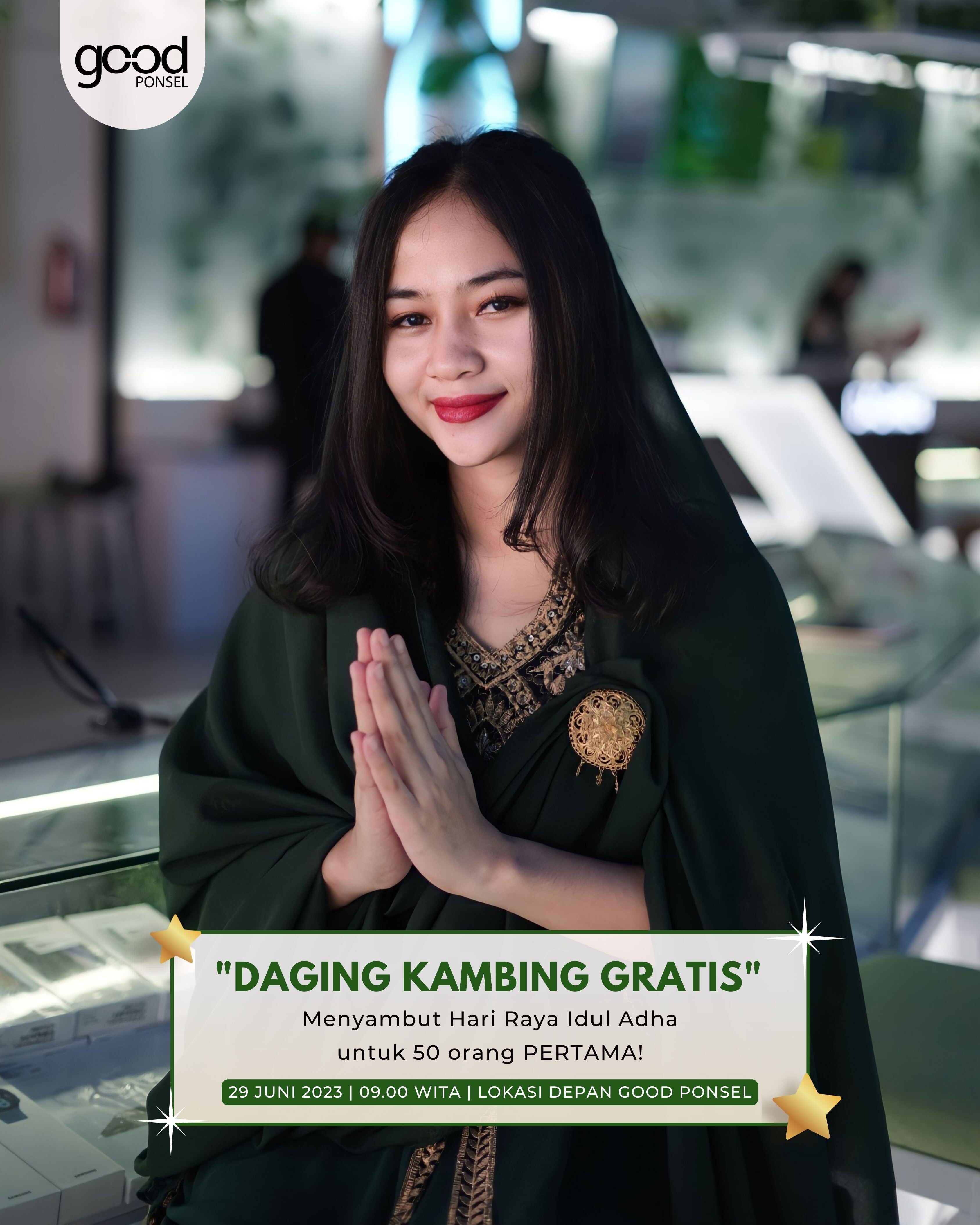 BAGI-BAGI DAGING KAMBING GRATIS!