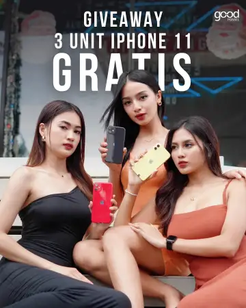 GIVEAWAY 3 UNIT IPHONE 11